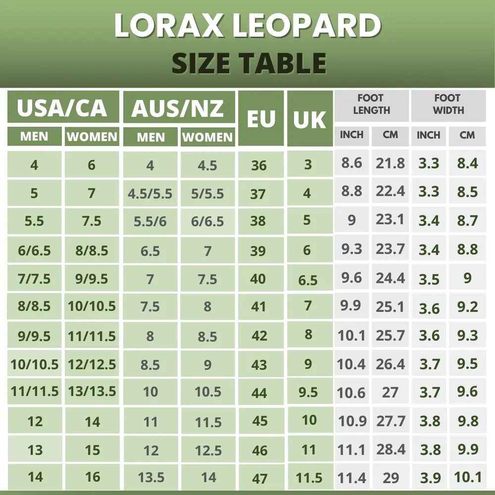 Lorax Leopard – Healthy & Non-Slip Barefoot Shoes (Unisex) [Limited Edition] (Buy 1 pair, get 1 pair free)