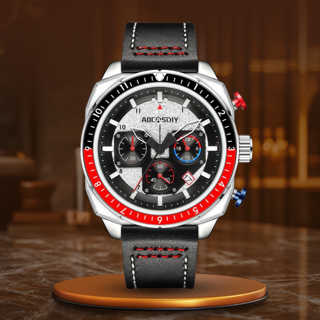 Luxury Quartz Sport Chronograph Watch™ - Wilson | Last Day 80% Off!