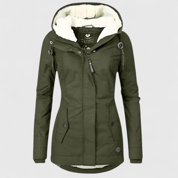 Seravia - Water-Repellent Autumn Jacket with Hood | Last Day 80% Off!