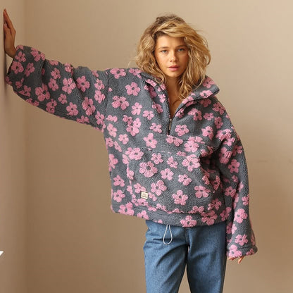 Suzan | Jumper with Floral Print | Last Day 80% Off!