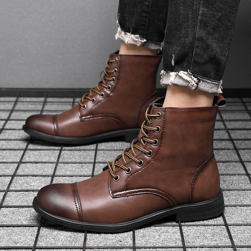 Morgan™ Faux Leather Ankle Boots — Trendy Design with All-Day Support