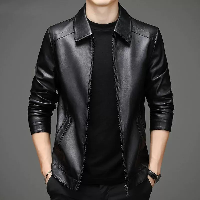 Casual Leather Jacket | Last Day 80% Off!