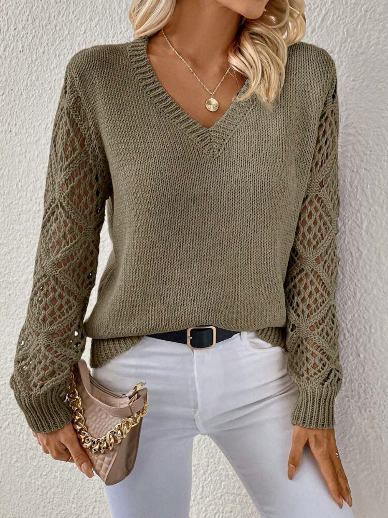 Elizabeth | Soft V-neck Sweater | Last Day 80% Discount!