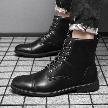 Morgan™ Faux Leather Ankle Boots — Trendy Design with All-Day Support