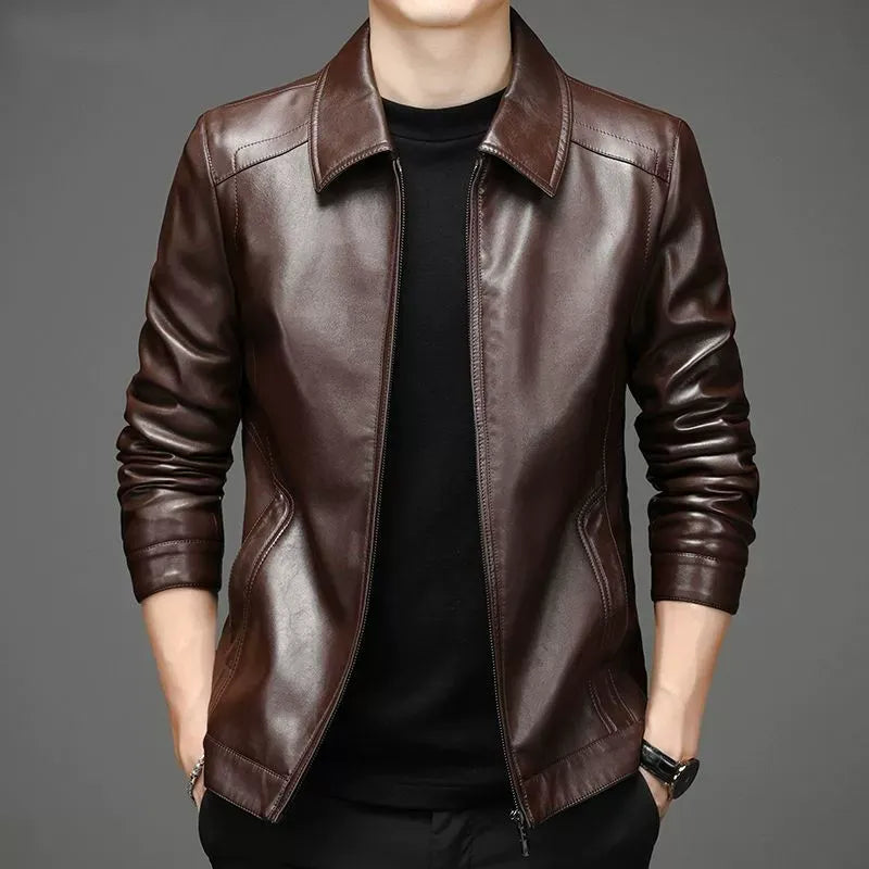 Casual Leather Jacket | Last Day 80% Off!
