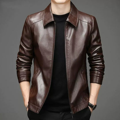 Casual Leather Jacket | Last Day 80% Off!
