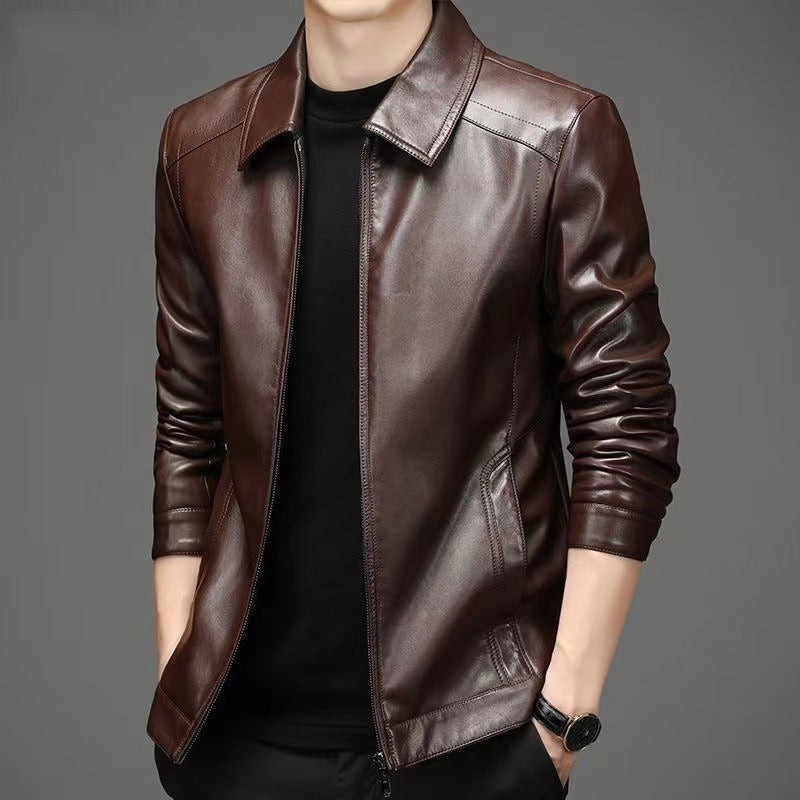 Casual Leather Jacket | Last Day 80% Off!