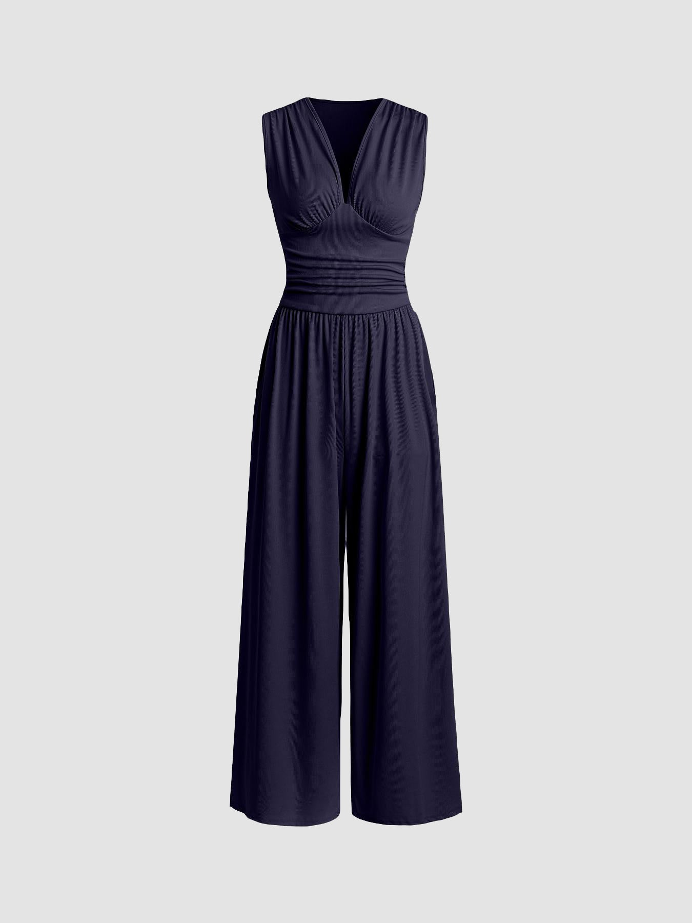 Charity – Chic Sleeveless Wide-Leg Jumpsuit | Last Day 80% Off!