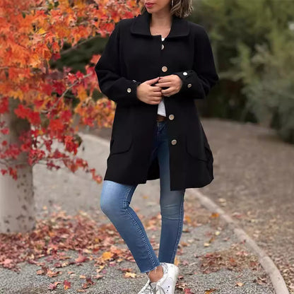 Moana | Classic Oversized Coat With Bow Details | Last day 80% off!