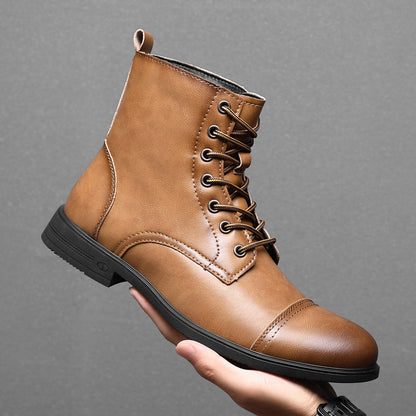 Morgan™ Faux Leather Ankle Boots — Trendy Design with All-Day Support