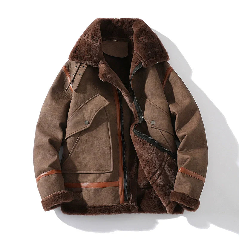 Shearling Moto Jacket | Last day 80% off!