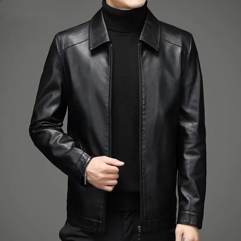 Casual Leather Jacket | Last Day 80% Off!