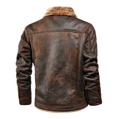 Noxar™ | Warm and Versatile Leather Jacket | Last day 80% off!