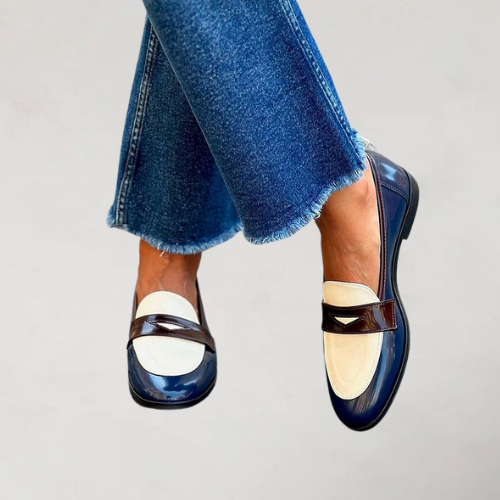 Marleen | Navy Blue Loafer | Last Day 80% Off!