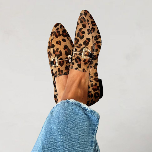 Bianca | Leopard Print Loafers | Last Day 80% Off!