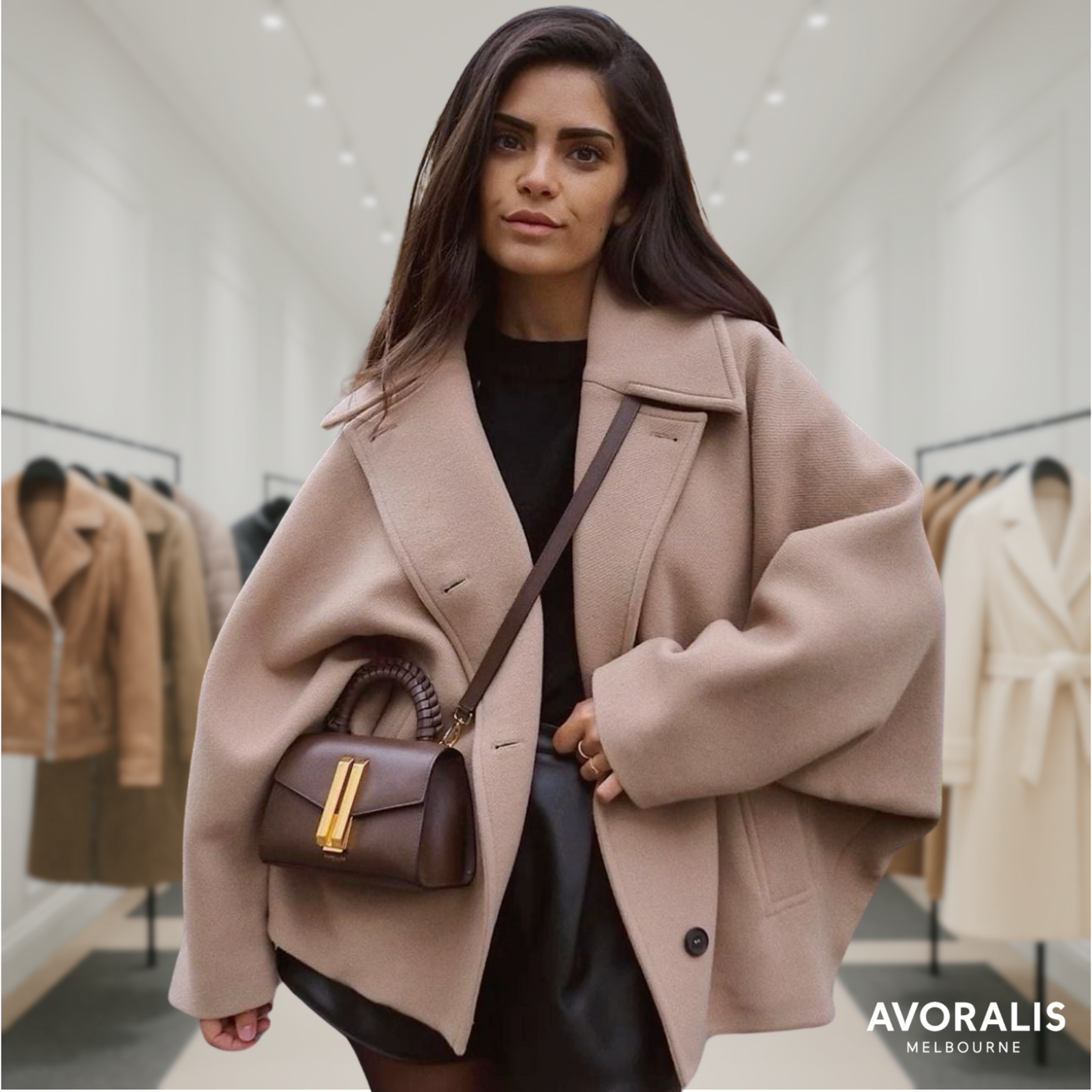 Nikkie Wool Coat | Stylish Warm Outerwear Last day 80% off!