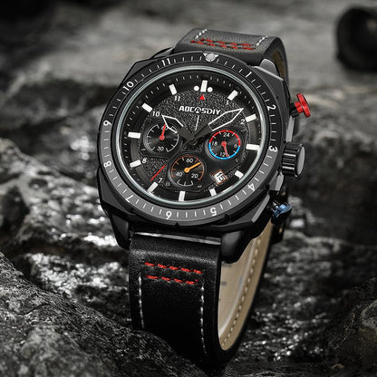 Luxury Quartz Sport Chronograph Watch™ - Wilson | Last Day 80% Off!
