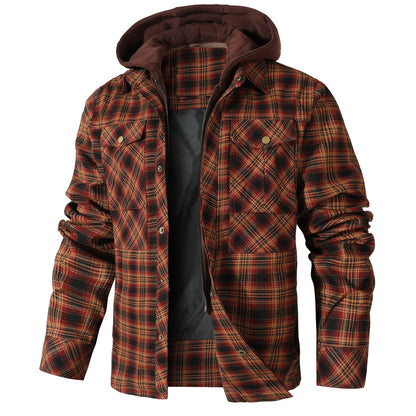 Hooded Flannel Jacket (4 Designs) Last day 80% off!