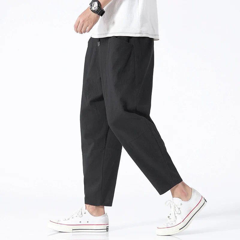 Urban Cropped Cotton Pants | Last Day 80% Off!