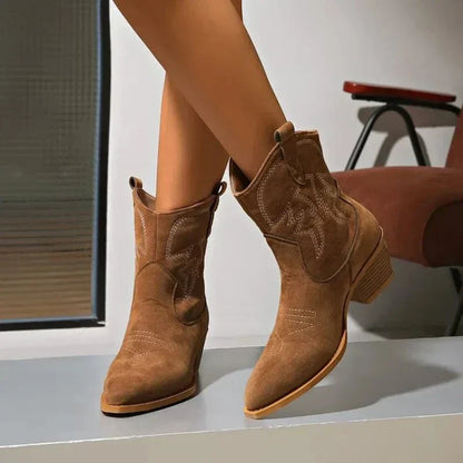 Eira - Belle Western Boots | Last Day 80% Off!