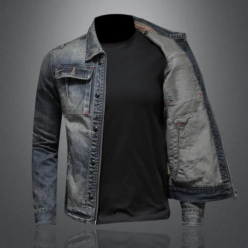 Hugo | Zip-up Denim Jacket | Last Day 80% Off!