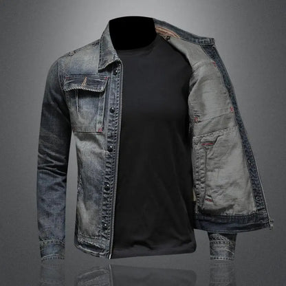 Hugo | Zip-up Denim Jacket | Last Day 80% Off!