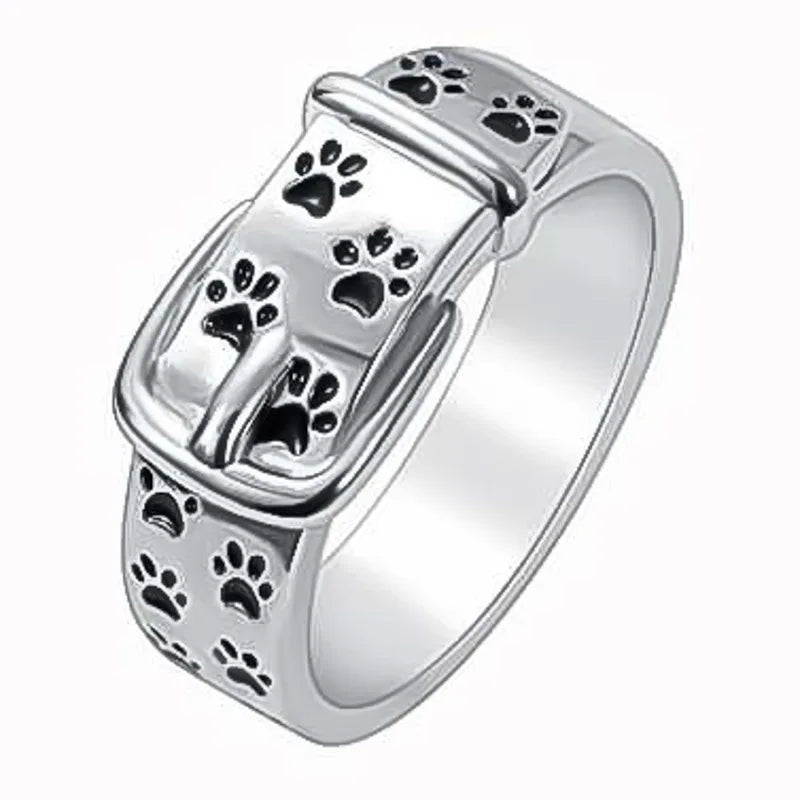 Cute and Stylish Dog-Inspired Collar Ring | Last Day 80% Off!