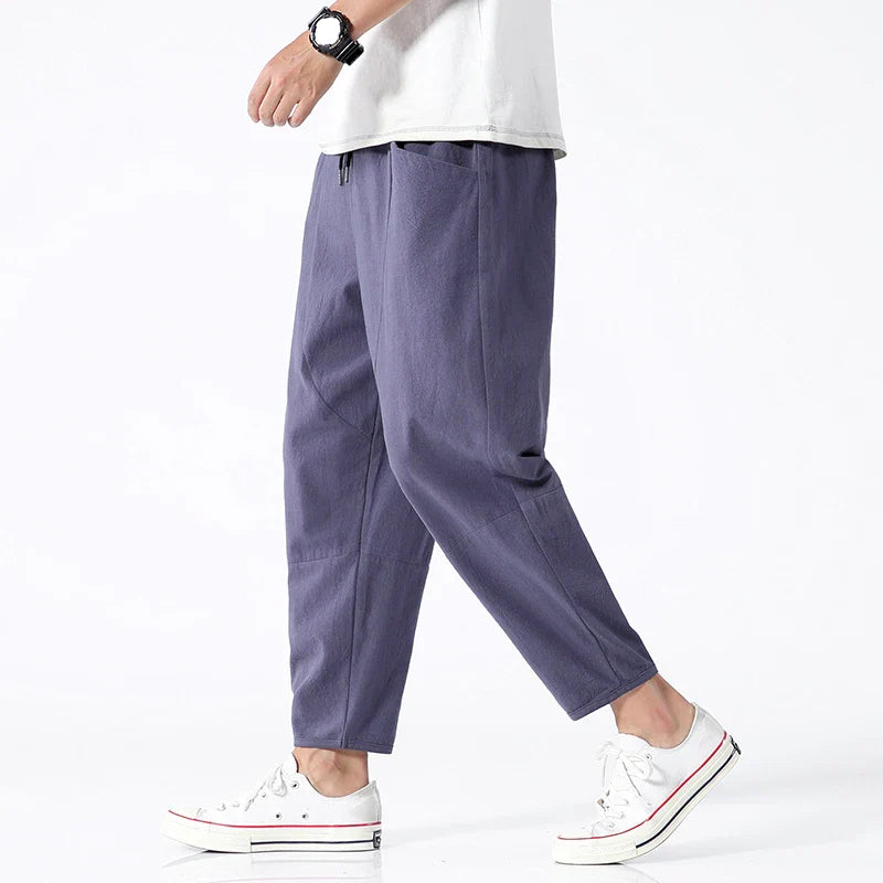 Urban Cropped Cotton Pants | Last Day 80% Off!