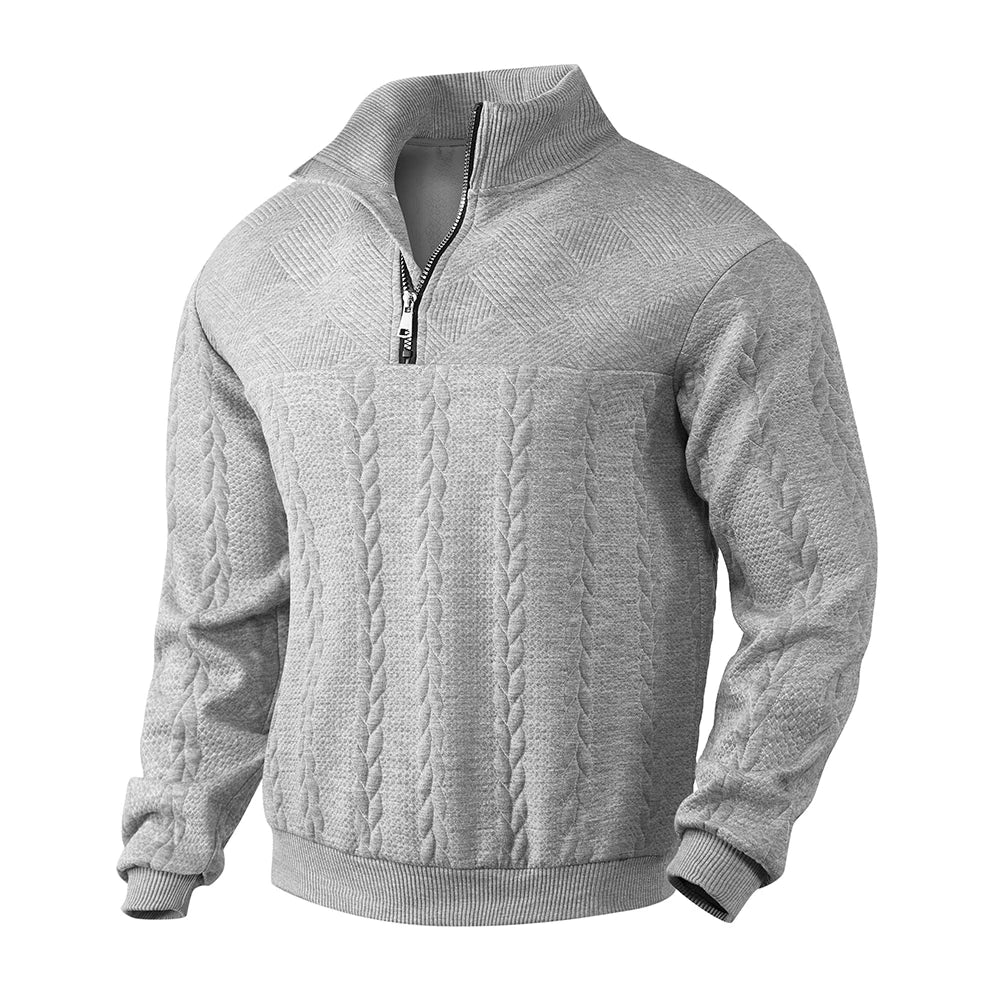 Owen Premium Quarter Zip Sweatshirt | Last Day 80% Off!