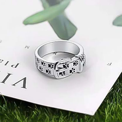 Cute and Stylish Dog-Inspired Collar Ring | Last Day 80% Off!