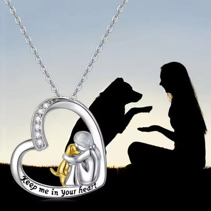 Olivia & Ivy | Dog Embrace Necklace | Last Day 80% Off!
