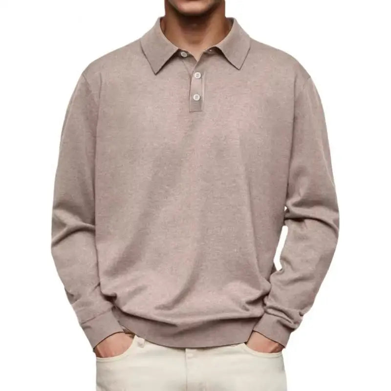 John | Long Sleeve Casual Polo | Last Day 80% Off!