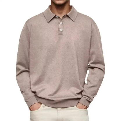 John | Long Sleeve Casual Polo | Last Day 80% Off!