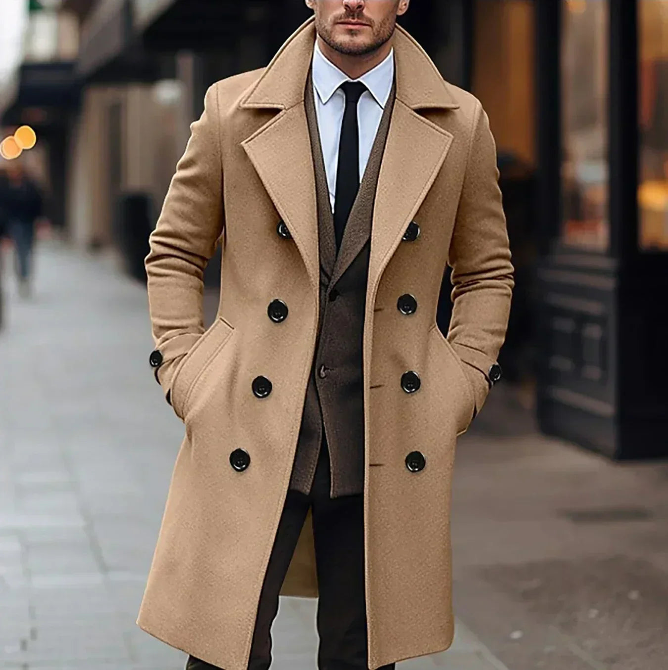 Maximus - The Luxe Men's Trench Coat | Last Day 80% Off!
