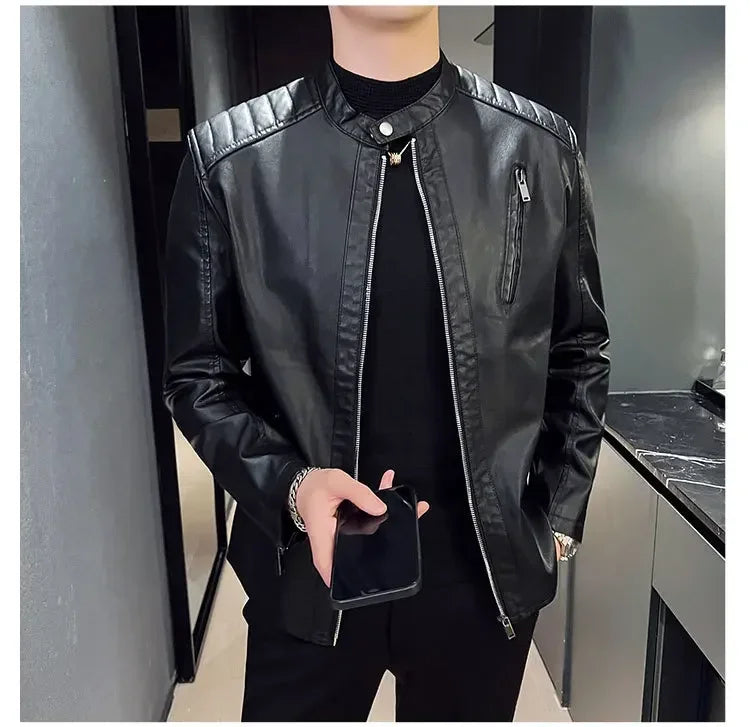 Elegant Leather Jacket | Last Day 80% Off!