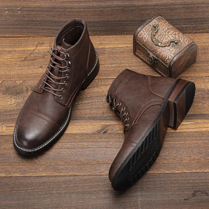 Wade™ Casual Leather Boots — Flexible Sole & Soft Lining for All-Day Wear