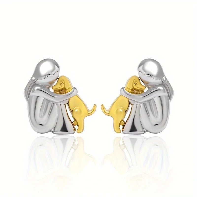 Olivia & Ivy | Dog Embrace Earring | Last Day 80% Off!