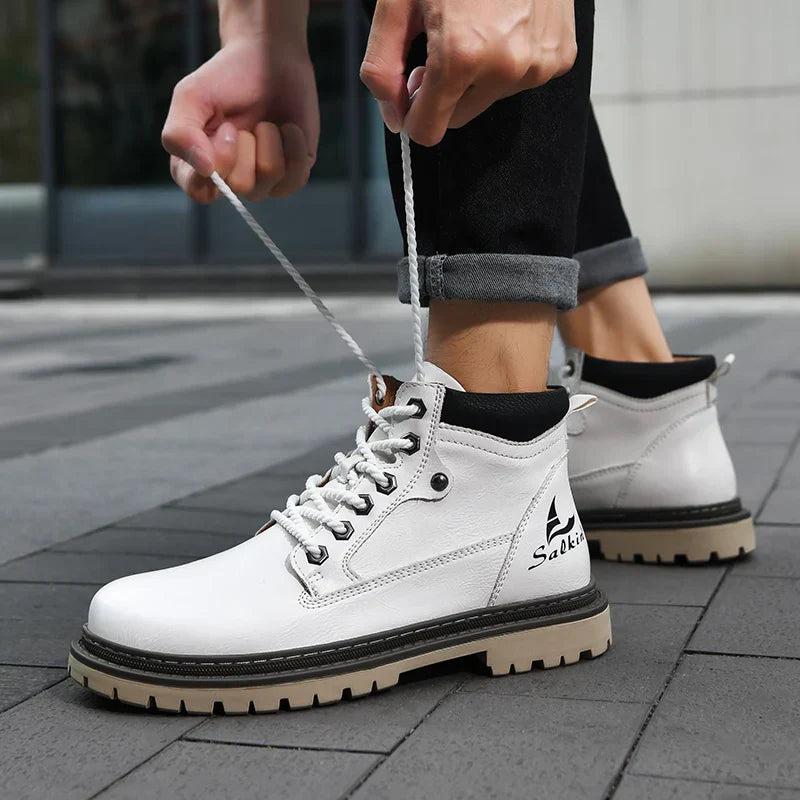 Lysaro - Urbanite Leather Boots | Last Day 80% Off!