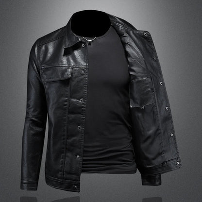 Harvey – Classic Leather Jacket | Last day 80% off!