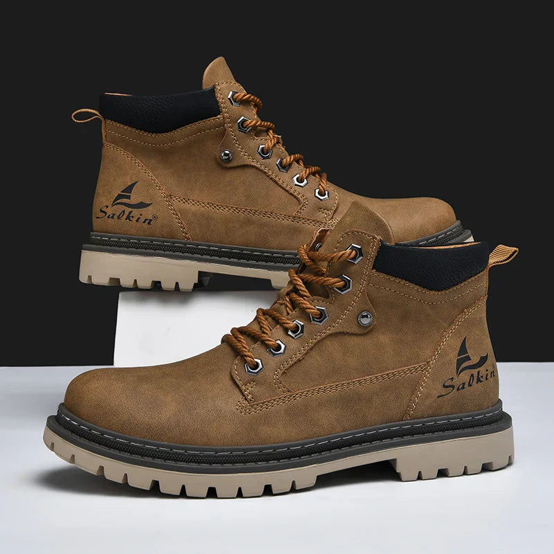 Lysaro - Urbanite Leather Boots | Last Day 80% Off!