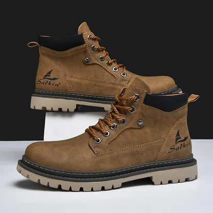 Lysaro - Urbanite Leather Boots | Last Day 80% Off!