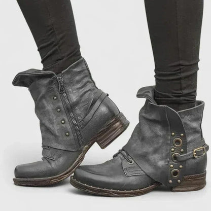 Persephone - Rivet Boots | Last Day 80% Off!