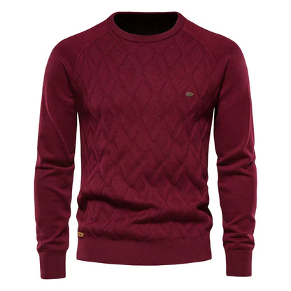 Wilson | Men's Sweater with Check Pattern | Last Day 80% Off!