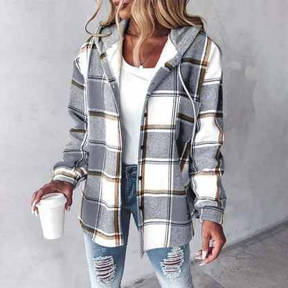 Lena™ - Classic Check Jacket | Last Day 80% Off!