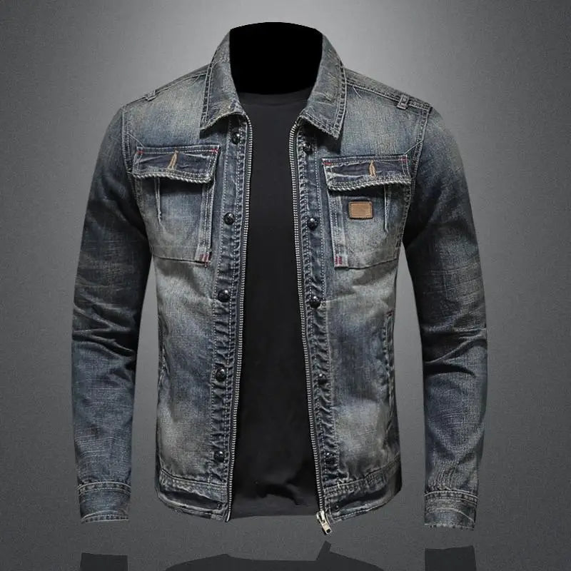 Hugo | Zip-up Denim Jacket | Last Day 80% Off!