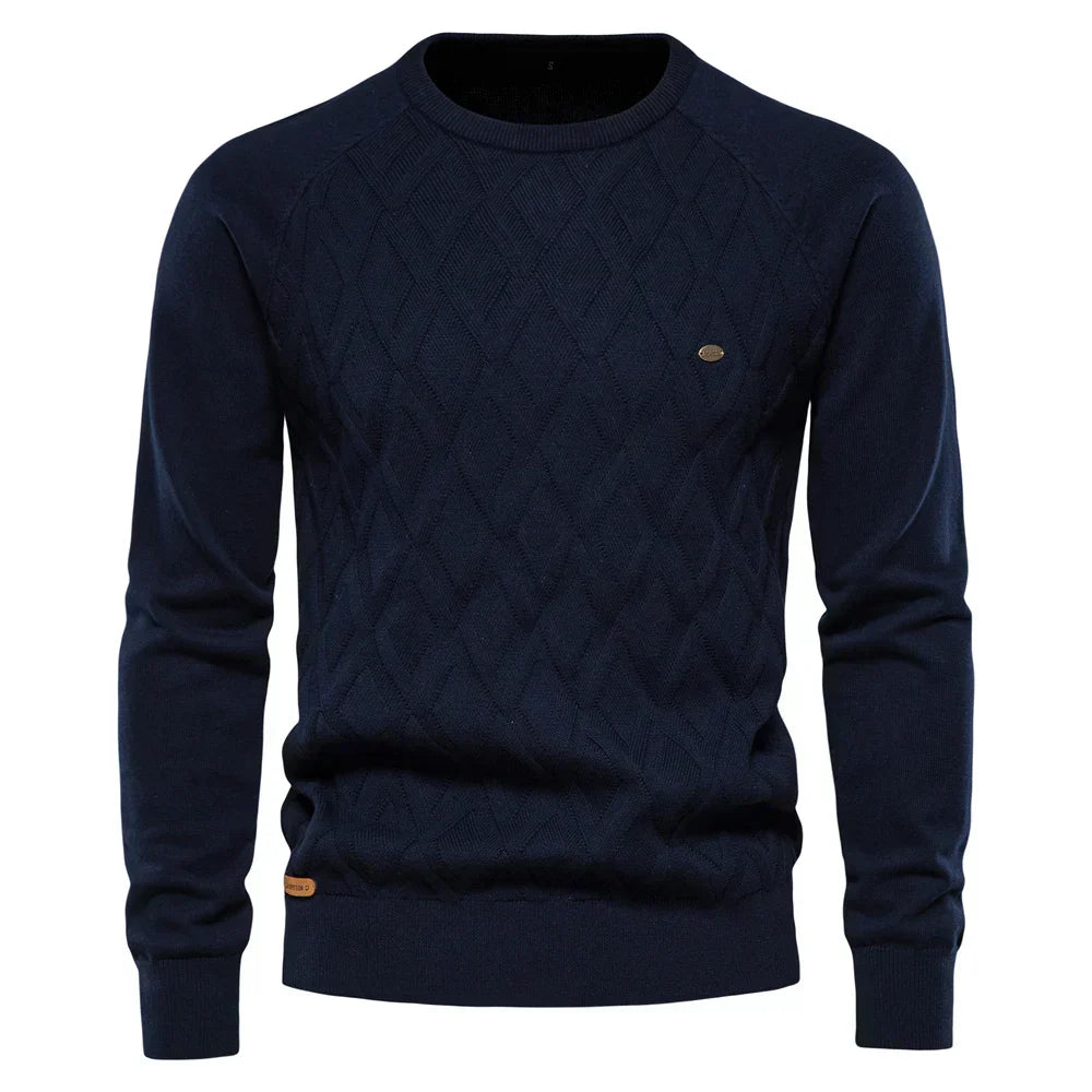 Wilson | Men's Sweater with Check Pattern | Last Day 80% Off!