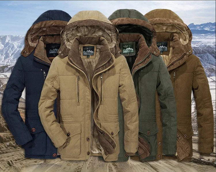 Thermal Men's Winter Parka with Multiple Pockets | Last day 80% off!