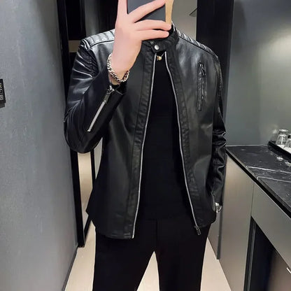 Elegant Leather Jacket | Last Day 80% Off!