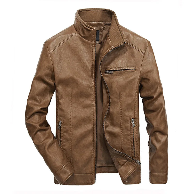 Casual Leather Jacket | Last Day 80% Off!