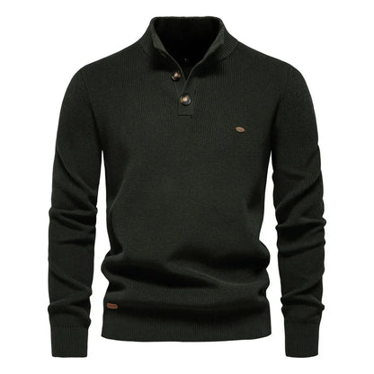 Wilson| Men's Sweater with Button Design | Last Day 80% Off!